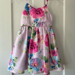 ZENZI Floral Pink Kids Dress Sz S (6/6X)